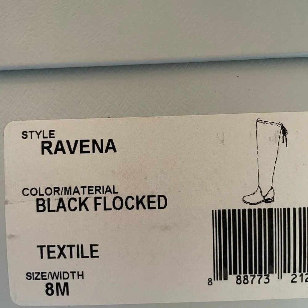 NIB Soul Society Mushroom Black Ravena Knee Boots Size 8M